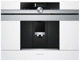 Кофемашина Siemens встроенная, 2.4л, зерно+молотая, автомат.капуч, LED-дисплей, авторецептов -30, белый