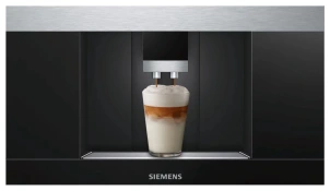 Кофемашина Siemens встроенная, 2.4л, зерно+молотая, автомат.капуч, LED-дисплей, авторецептов -29, черный №2