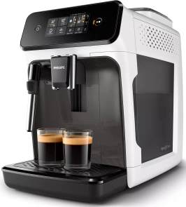 Кофемашина Philips Series 1200 1.8л, зерно+молотая, ручной капучинатор, авторецептов - 2, бело-черный №2
