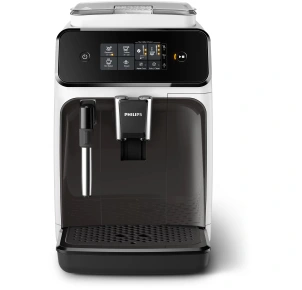Кофемашина Philips Series 1200 1.8л, зерно+молотая, ручной капучинатор, авторецептов - 2, бело-черный №4
