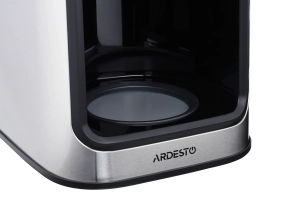 Кофеварка Ardesto капельная Steel Collection 1.2л, зерно+молотая, дисплей, серебристо-черный №5