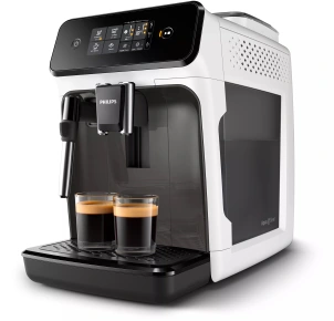 Кофемашина Philips Series 1200 1.8л, зерно+молотая, ручной капучинатор, авторецептов - 2, бело-черный №5