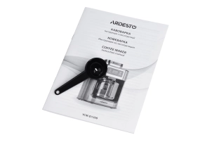 Кофеварка Ardesto капельная Steel Collection 1.2л, зерно+молотая, дисплей, серебристо-черный №8