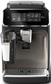 Кофемашина Philips Series 3300 1.8л, зерно+молотая, автомат.капучинатор, дисплей, авторецептов - 6, черный №1