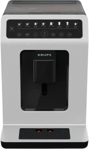 Кофемашина Krups Evidence Eco-Design 2.3л, зерно, автомат.капучинатор, LED-дисплей, аторец. - 8, сенсор.управление, черно-белый №1