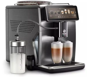 Кофемашина Saeco Xelsis Deluxe 1.7л, зерно+молотая, автомат.капучинатор, авторецептов - 22, серебристый №6