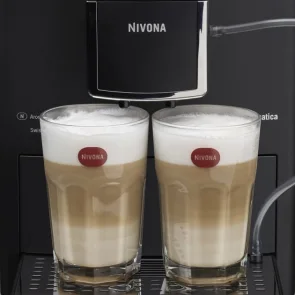 Кавомашина Nivona CafeRomatica 2.2л, зерно + мелена, ручний капучинатор, авторецептів - 5, чорний №6