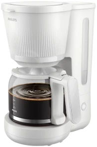 Кавоварка Philips крапельна 3000 Series, 1.38л, мелена, підтримка температури, білий №1