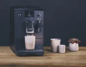 Кавомашина Nivona CafeRomatica 2.2л, зерно + мелена, ручний капучинатор, авторецептів - 5, чорний №7