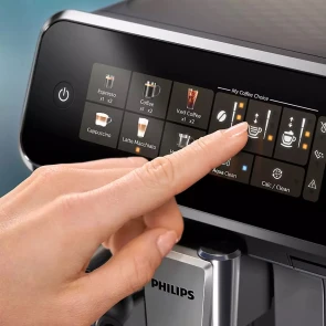 Кофемашина Philips Series 3300 1.8л, зерно+молотая, автомат.капучинатор, дисплей, авторецептов - 6, черный №6