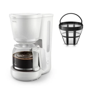 Кавоварка Philips крапельна 3000 Series, 1.38л, мелена, підтримка температури, білий №3