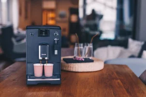 Кавомашина Nivona CafeRomatica 2.2л, зерно + мелена, ручний капучинатор, авторецептів - 5, чорний №9