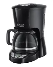 Кавоварка Russell Hobbs крапельна Textures Plus 1.25л, мелена, чорний
