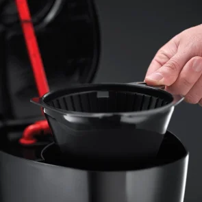 Кавоварка Russell Hobbs крапельна Textures Plus 1.25л, мелена, чорний №3