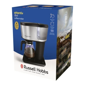 Кавоварка Russell Hobbs Attentiv, 1.25л, мелена, чорно-срібний №8