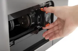 Кавомашина Gorenje, 1,5л, зерно, автомат.капучинатор, дисплей, авторецептів - 7, сенcор.керування, антрацит №11
