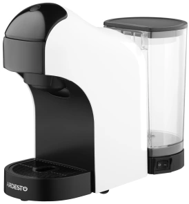 Кофеварка Ardesto капсульная, 0.8л, капсулы Nespresso, Nescafe Dolce Gusto, молотый кофе, сенсорное управление, белый №1