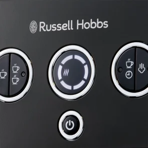 Кавоварка Russell Hobbs ріжкова Distinctions 1.1л, мелена + чалди, чорно-сріблястий №5