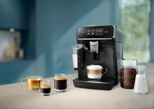 Кофемашина Philips Series 2300 1.8л, зерно+молотая, автомат.капучинатор, сенсор.управление, черный №6