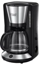 Кофеварка Russell Hobbs капельная Adventure, 1.25л, молотая, черно-серебристый