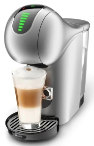 Кофеварка Krups капсульная Dolce Gusto Genio S Touch, 0.8л, капсулы, сенсорное управление, серебристый №1
