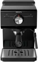 Кофеварка Krups рожковая Authentic C50 2л, молотая, ручной капучинатор, 15 бар, черный
