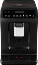 Кофемашина Krups Evidence Plus Titanium 2.3л, зерно, автомат.капучинатор, ОLED диспл, аторец. - 19, черный