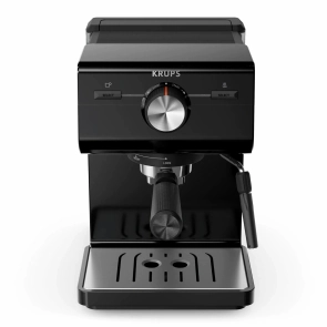 Кавоварка Krups ріжкова Authentic C50 2л, мелена, ручний капучинатор, 15 бар, чорний №2