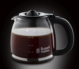 Кавоварка Russell Hobbs крапельна Adventure, 1.25л, мелена, чорно-сріблястий №6