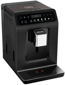 Кавомашина Krups Evidence Plus Titanium 2.3л, зерно, автомат.капучинатор, ОLED диспл, аторец. - 19, чорний №3