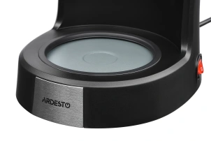 Кофеварка Ardesto капельная 1.2л, молотая, черно-серебристый №11