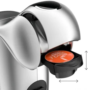 Кофеварка Krups капсульная Dolce Gusto Genio S Touch, 0.8л, капсулы, сенсорное управление, серебристый №7