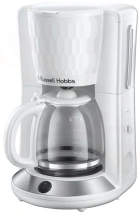 Кофеварка Russell Hobbs капельная Honeycomb 1.25л, молотая, белый