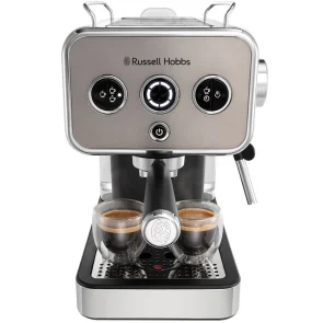 Кавоварка Russell Hobbs ріжкова Distinctions Titanium 1.1л, мелена + чалди, сріблястий №2