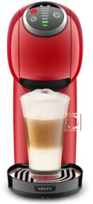 Кофеварка Krups капсульная Dolce Gusto Genio S Plus 0.8л, капсулы, сенсорное управление, красный №1
