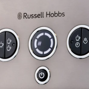 Кавоварка Russell Hobbs ріжкова Distinctions Titanium 1.1л, мелена + чалди, сріблястий №4