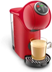 Кофеварка Krups капсульная Dolce Gusto Genio S Plus 0.8л, капсулы, сенсорное управление, красный №3