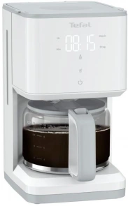 Кофеварка Tefal капельная Sense 1.25л, молотая, LED-дисплей, сенсор. №1