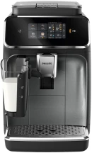 Кофемашина Philips Series 2300 LatteGo, 1.8л, зерно+молотая, автомат.капуч, дисплей, авторецептов -4, черный