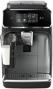 Кофемашина Philips Series 2300 LatteGo, 1.8л, зерно+молотая, автомат.капуч, дисплей, авторецептов -4, черный №1