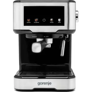 Кавоварка Gorenje ріжкова 1.5л, мелена, ручний капучинатор, нерж №2
