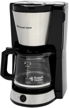 Кавоварка Russell Hobbs Heaton, 1.25л, мелена, чорно-срібний