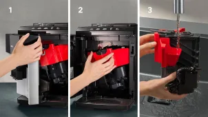 Кофемашина Siemens, 1.9л, зерно, ручной капучинатор, авторецептов - 6, черный №4