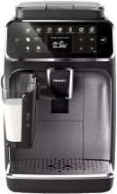 Кофемашина Philips Series 4300 LatteGo, 1.9л, зерно+молотая, автомат.капуч, дисплей, авторецептов -8, черный