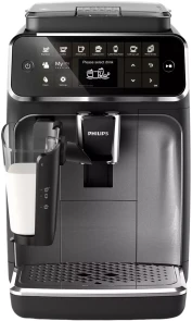 Кофемашина Philips Series 4300 LatteGo, 1.9л, зерно+молотая, автомат.капуч, дисплей, авторецептов -8, черный №1