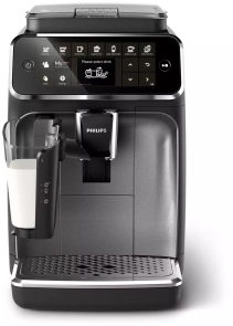 Кофемашина Philips Series 4300 LatteGo, 1.9л, зерно+молотая, автомат.капуч, дисплей, авторецептов -8, черный №2