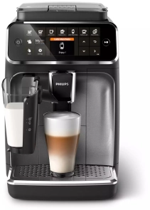 Кофемашина Philips Series 4300 LatteGo, 1.9л, зерно+молотая, автомат.капуч, дисплей, авторецептов -8, черный №3