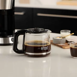 Кофеварка Russell Hobbs Heaton, 1.25л, молотая, черно-серебряный №7