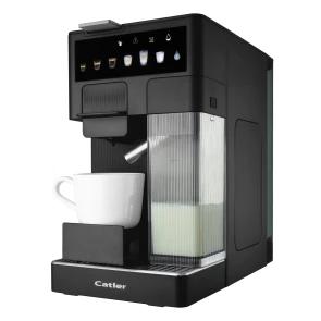 Кофеварка Catler капсульная Renzo 1.6л, капсулы, молотый кофе, сенсорное управление, автоматический капучинатор, черный №3