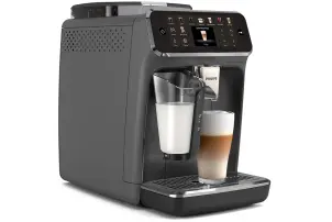 Кавомашина Philips Series 5500, 1.8л, зерно+мелена, автомат.капуч, дисплей, авторецептів -22, холодна кава, сріблясто-чорний №5